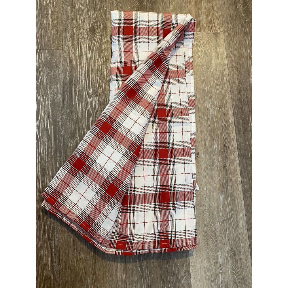 Simple Holiday Plaid Bed Flat Top Sheet